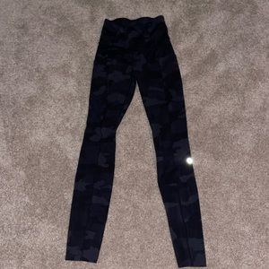 Lululemon Fast and Free camo legging. Size 0. In great used condition.